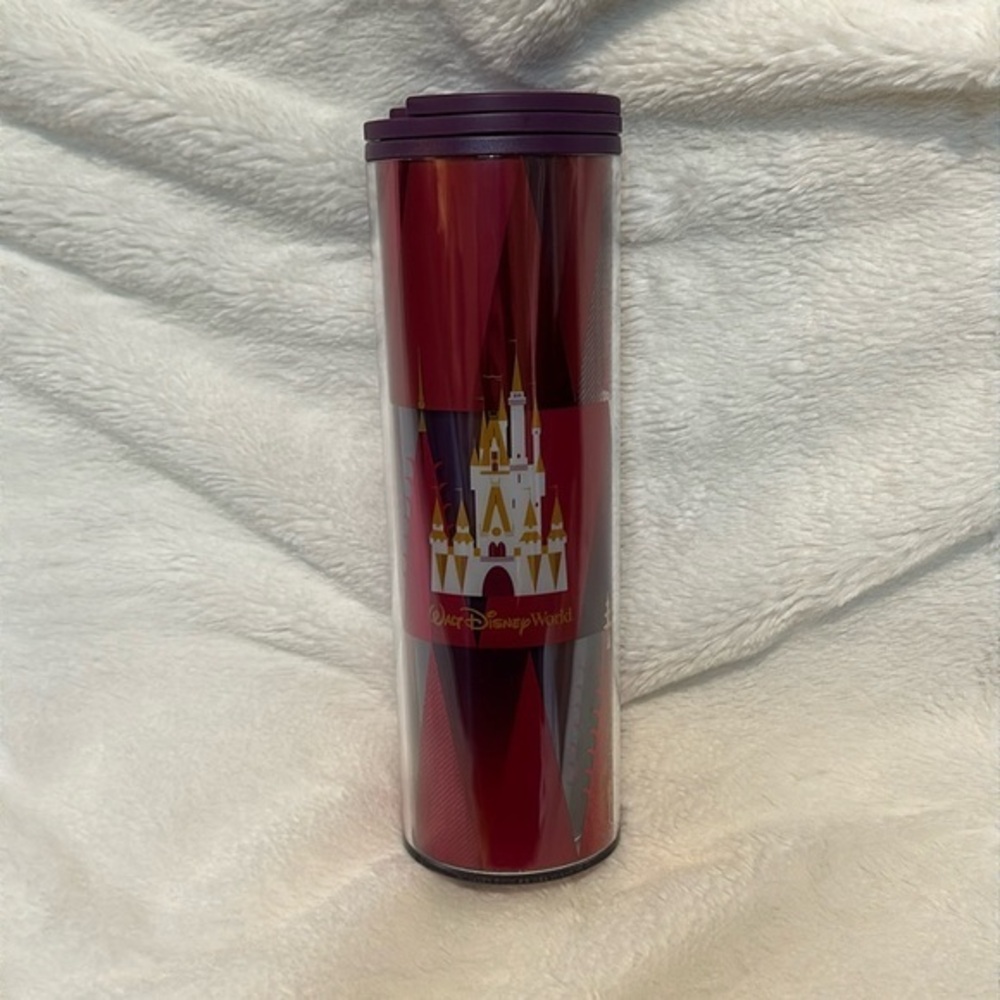 2023 Disney Starbucks Disneyland Sleeping Beauty Castle Travel Tumbler 16 oz NIB